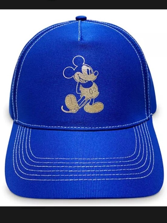 Disney Accessories - DISNEY PARKS WISHES COME TRUE BLUE MICKEY MOUSE BASEBALL CAP Size 57-61 Cm